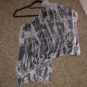 One shoulder fashion top